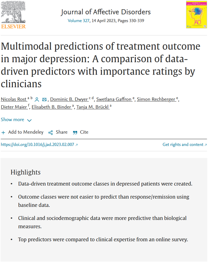 :page_facing_up: paper: predictions of treatment outcome